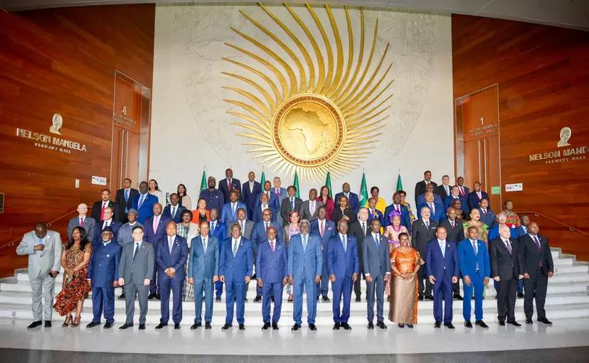 The opening of the 46th session of the Executive Council of the African Union with the participation of Minister of State Ahmed Attaf