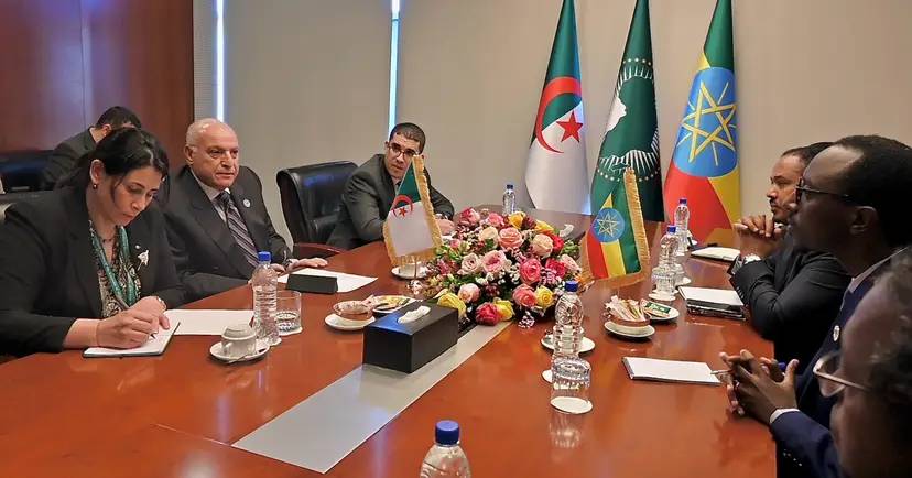 Mr. Attaf holds bilateral meetings with a number of his African counterparts