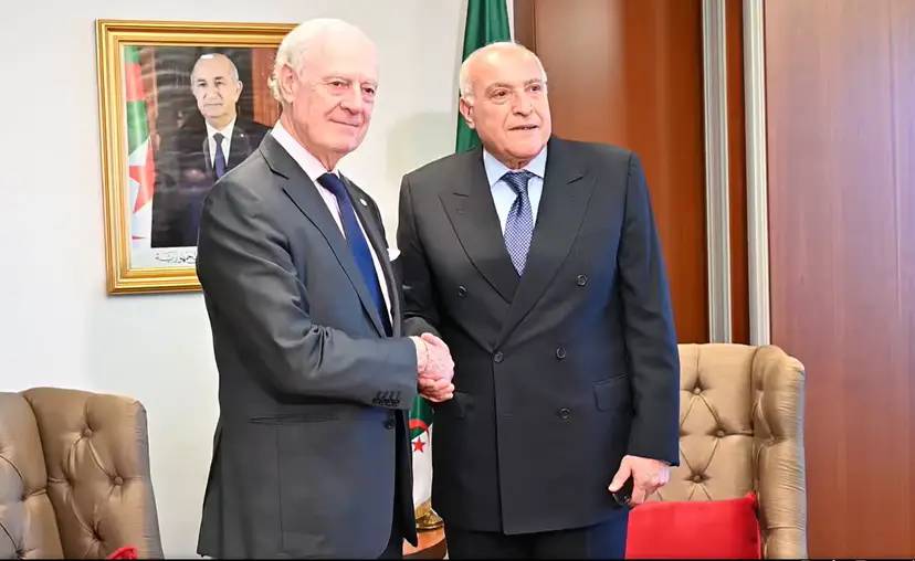 Mr.Attaf receives the UN Secretary-General's Personal Envoy for Western ...
