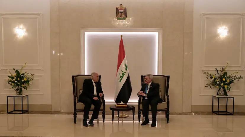Mr. Attaf arrives in the Iraqi capital, Baghdad.
